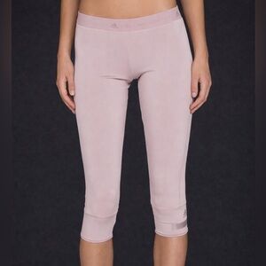 Stella McCartney x Addias Blush Pink Cropped‎ Leggings